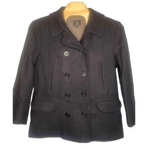 J.Crew Dock Peacoat Men's with‎ Thinsulate Wool Nautical Dark Gray size XL